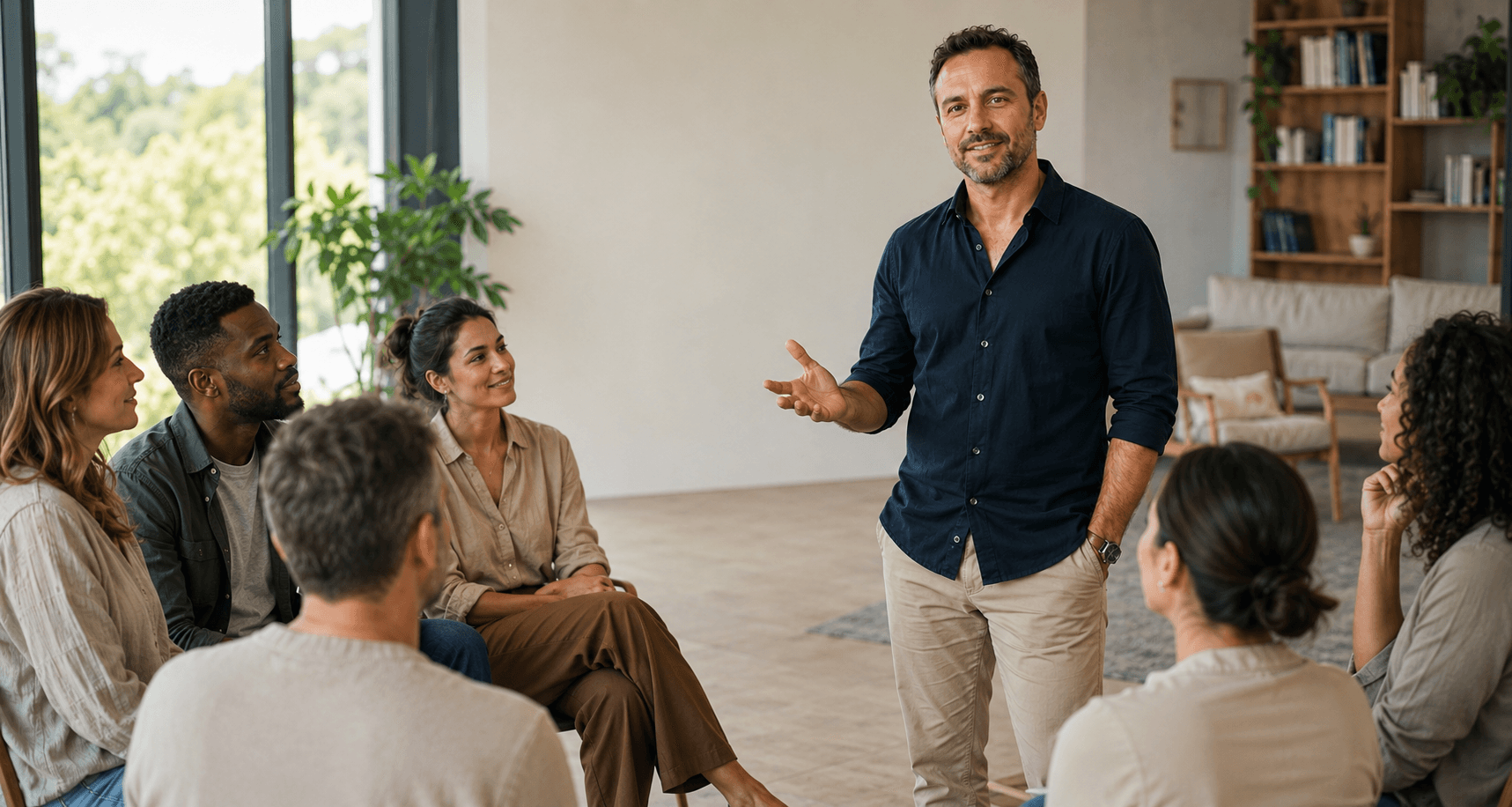 Sorin Lazar at a personal development workshop